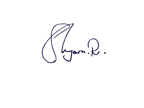 Shyam Sundar R Signature